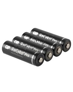 Pack of 4 rechargeable batteries